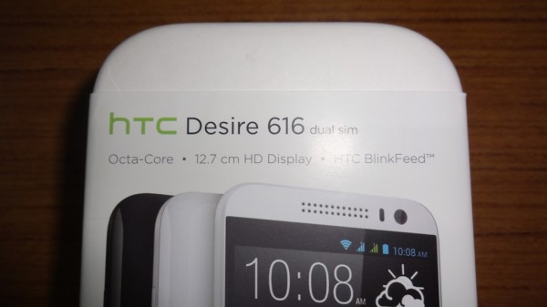 HTC Desire 616 unboxing