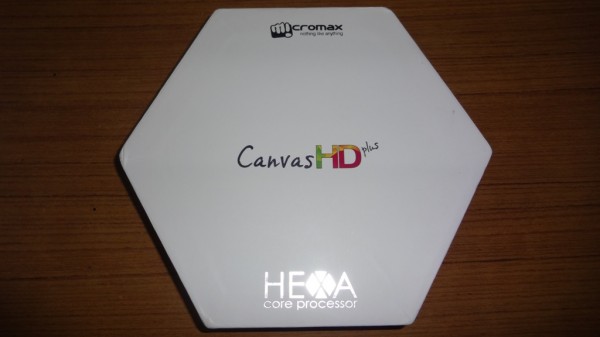 Micromax Canvas HD Plus  unboxing
