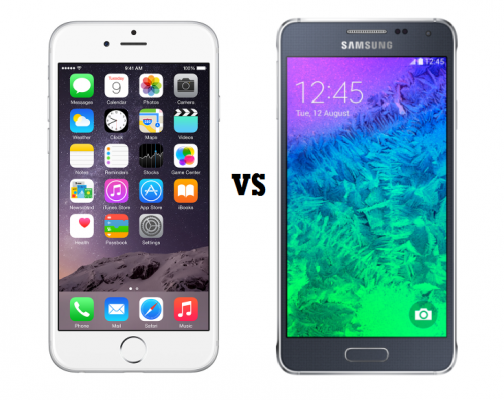 iphone 6 vs samsung galaxy alpha